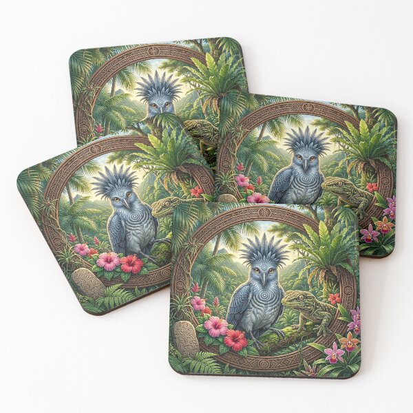 Item preview, Cagou and Gecko Under the Tropical Arch designed and sold by Hawaii26.