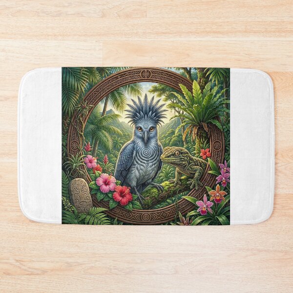 Item preview, Cagou and Gecko Under the Tropical Arch designed and sold by Hawaii26.