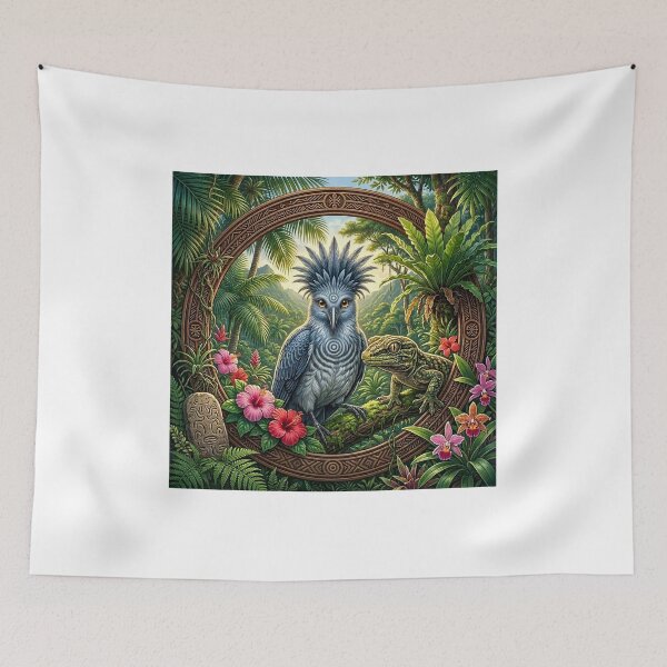 Item preview, Cagou and Gecko Under the Tropical Arch designed and sold by Hawaii26.