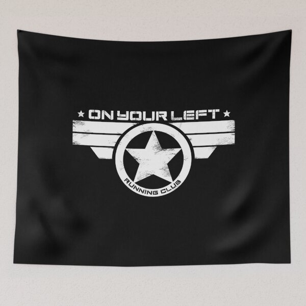 Item preview, On Your Left Running Club Distressed Print 2 designed and sold by lazaraleksic75.
