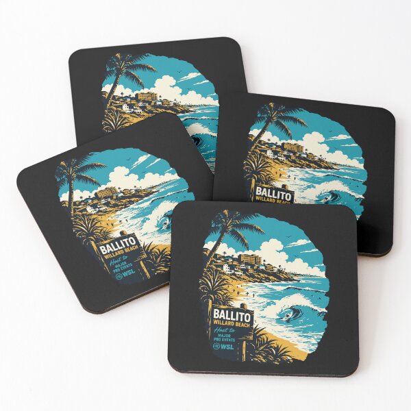 Item preview, Ballito Willard Beach Surfing Vintage Travel designed and sold by d247.
