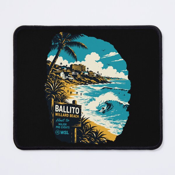 Item preview, Ballito Willard Beach Surfing Vintage Travel designed and sold by d247.