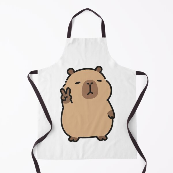 Item preview, Cute Peacing Capybara designed and sold by Pukianjay.