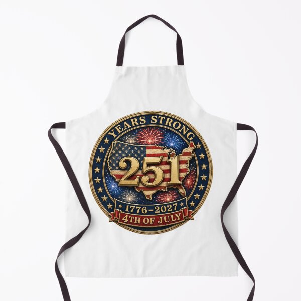 Item preview, 251st Anniversary of the USA - Round USA Anniversary Design – 251 Years of Strength designed and sold by Collins Design.