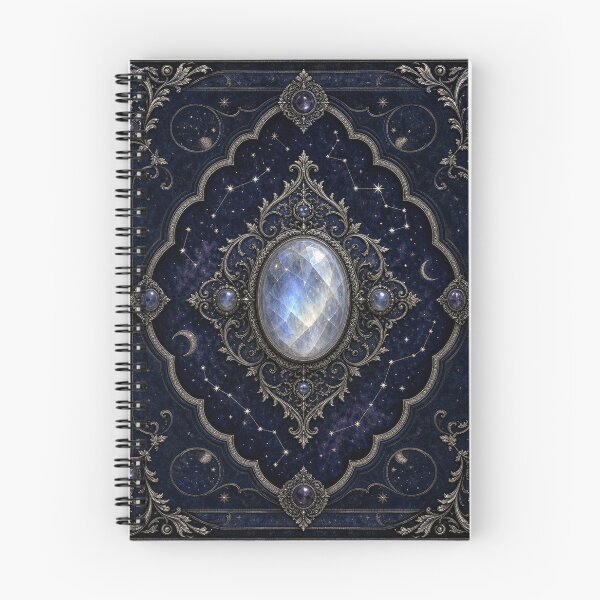 Item preview, Moonstone Celestial Book Cover designed and sold by PixelToPress.