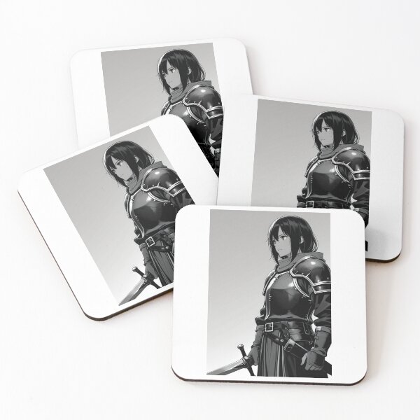 Item preview, Fantasy - Adventurer from an imaginary world, Determined heroine with manga aesthetic designed and sold by AnimeShin.