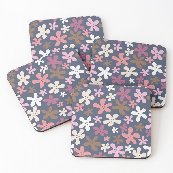 Item preview, Trippy Retro Flowers Purple, pink, and beige designed and sold by jehb.creative.