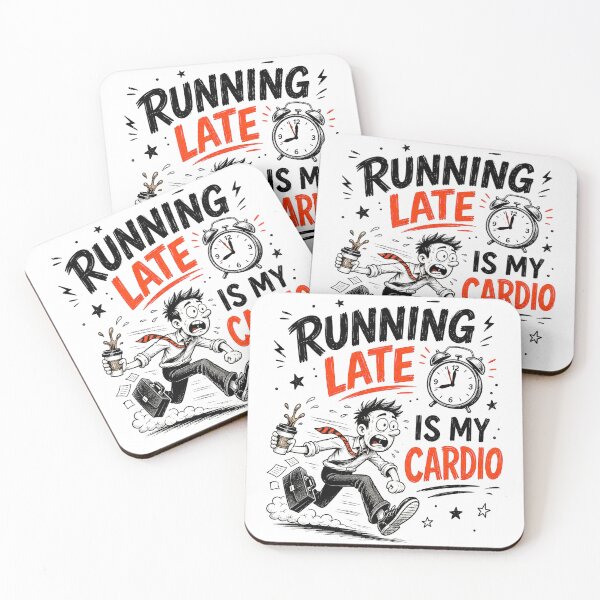 Item preview, Running Late Is My Cardio designed and sold by SlanPOD.