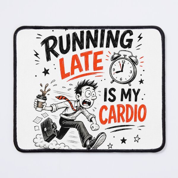 Item preview, Running Late Is My Cardio designed and sold by SlanPOD.