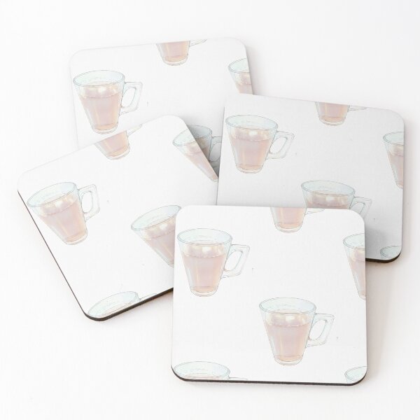 Item preview, Soft Pink Mug with Herbal Tea Art Print designed and sold by KaleChub.