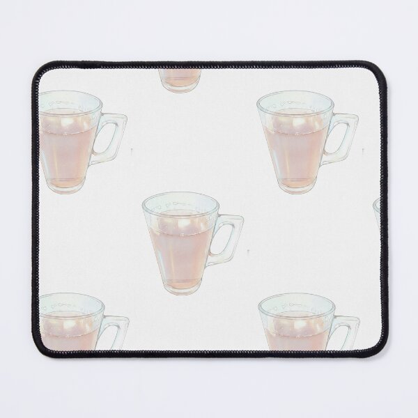 Item preview, Soft Pink Mug with Herbal Tea Art Print designed and sold by KaleChub.