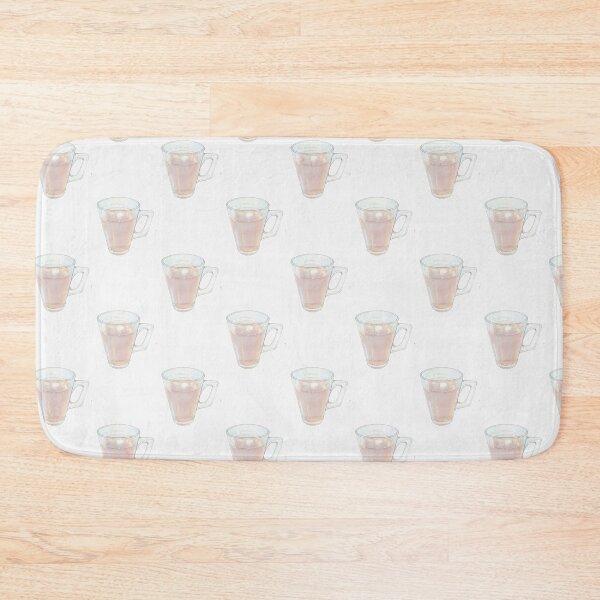 Item preview, Soft Pink Mug with Herbal Tea Art Print designed and sold by KaleChub.