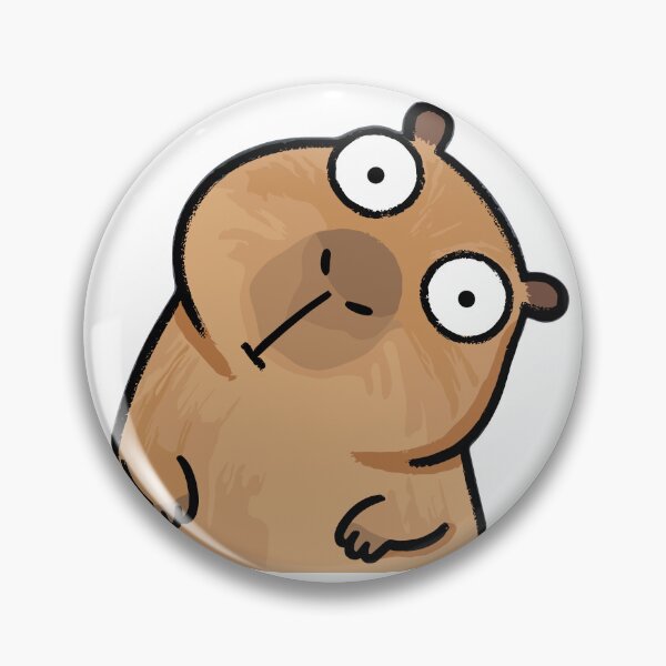 Item preview, Funny Shocked Capybara | "Wait, What? designed and sold by Pukianjay.