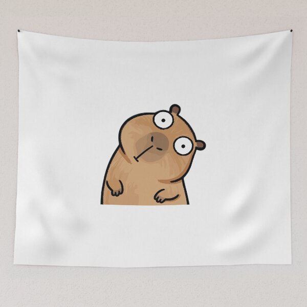 Item preview, Funny Shocked Capybara | "Wait, What? designed and sold by Pukianjay.