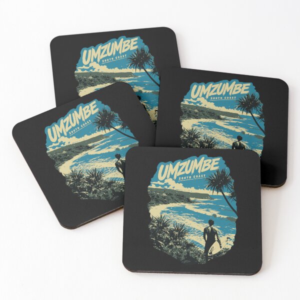 Item preview, Umzumbe South Coast Surfer Retro Beach View designed and sold by d247.
