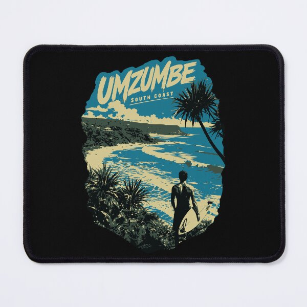 Item preview, Umzumbe South Coast Surfer Retro Beach View designed and sold by d247.