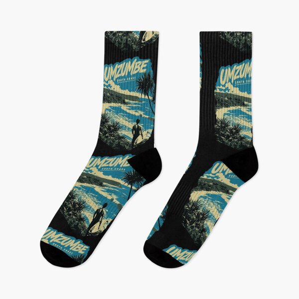 Item preview, Umzumbe South Coast Surfer Retro Beach View designed and sold by d247.