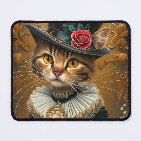 Item preview, Victorian Feline in Hat designed and sold by RWCarpenter.