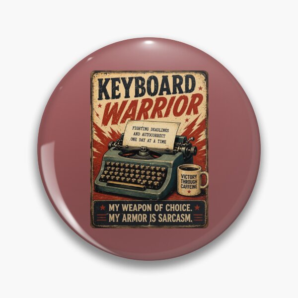 Item preview, Keyboard Warrior  designed and sold by TheHodgePodge.