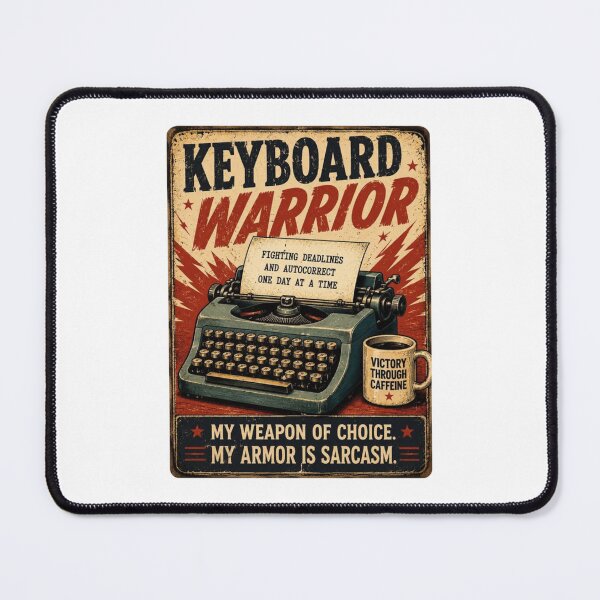 Item preview, Keyboard Warrior designed and sold by TheHodgePodge.