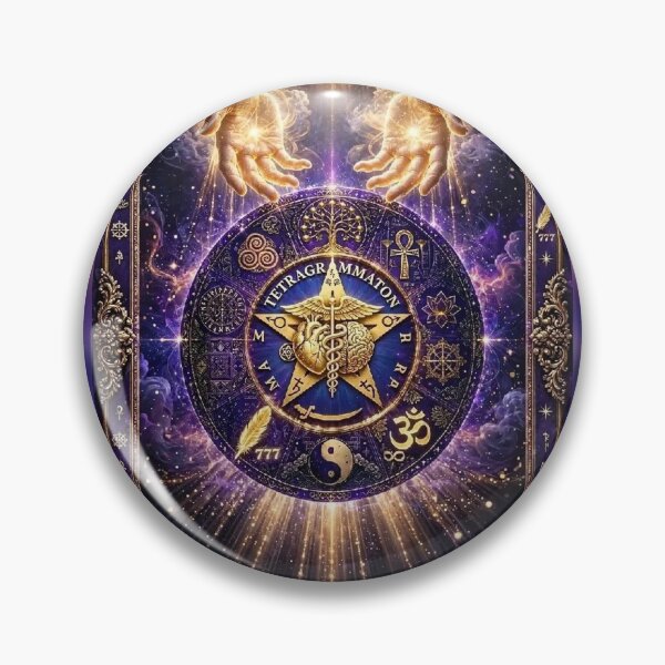 Item preview, Tetragrammaton Mystical Seal Divine Hands designed and sold by Humbert1601.