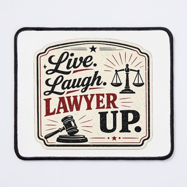 Item preview, Live. Laugh. Lawyer Up. designed and sold by AbstractAnom.