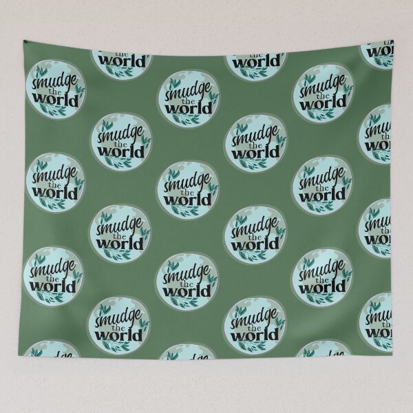 Item preview, smudge the world, digital doodle designed and sold by GiSilver.