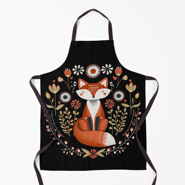 Artikelvorschau, Skandinavische Volkskunst, Blumenfuchs entworfen und verkauft von xiao xuans.