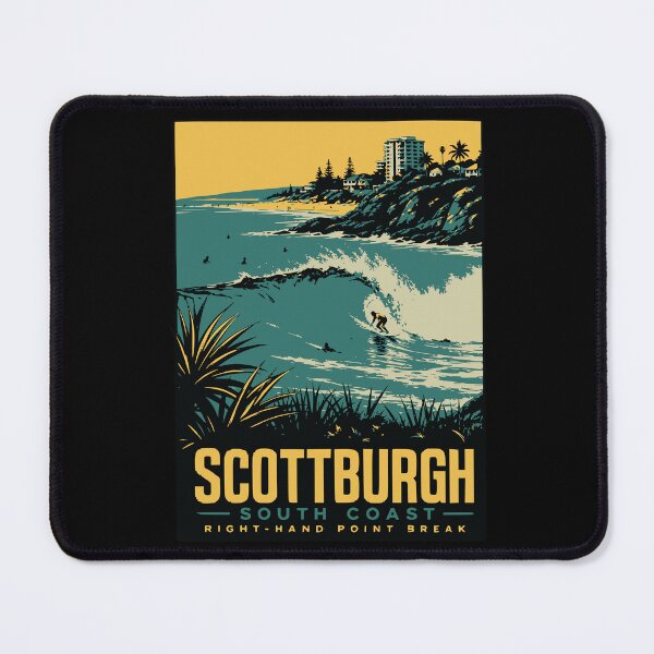Item preview, Scottburgh South Coast Surfing Retro Art designed and sold by d247.