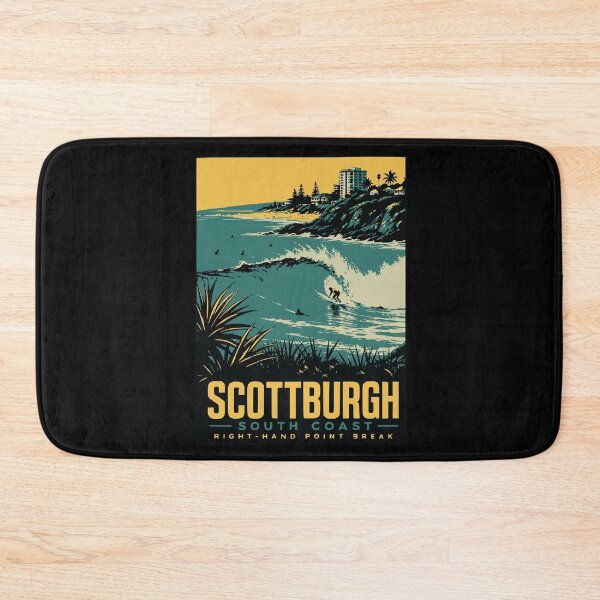 Item preview, Scottburgh South Coast Surfing Retro Art designed and sold by d247.