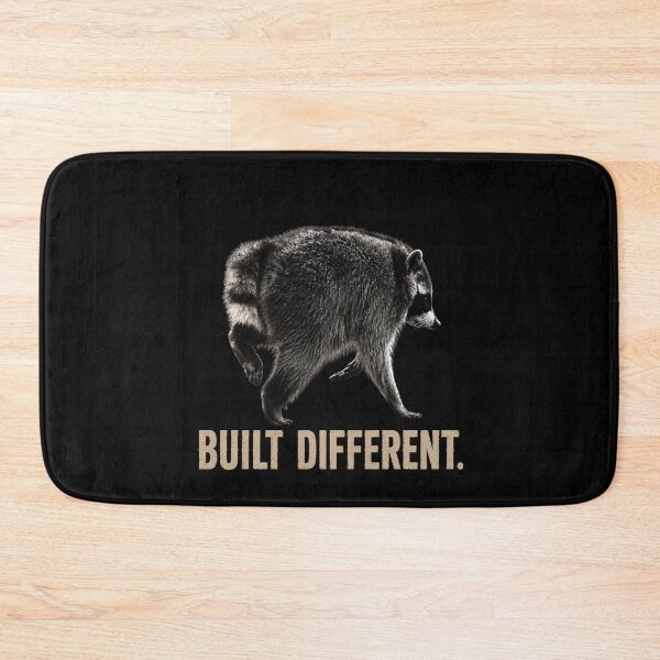 Item preview, Built Different Raccoon – Funny Trash Panda Wildlife Animal Design designed and sold by PosiMCreations.