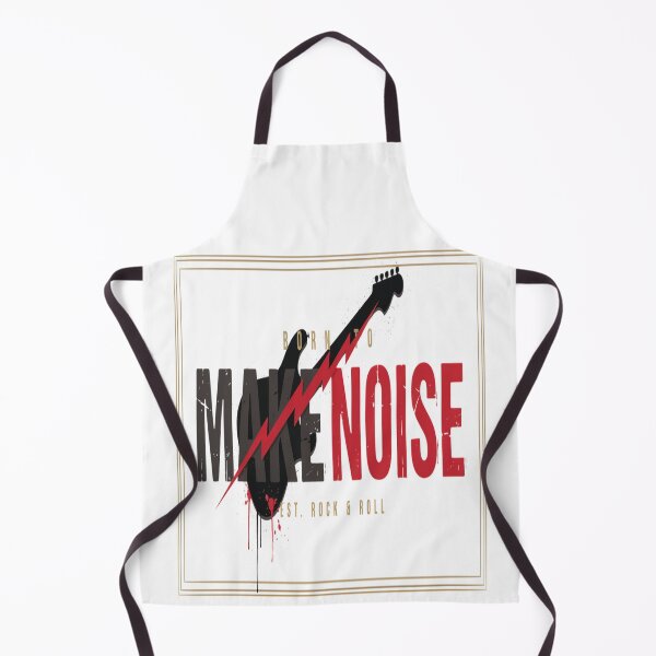 Item preview, Born To Make Noise – Grunge Rock Guitar Lightning Design designed and sold by Midnight Veil Designs.