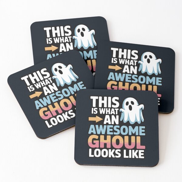 Item preview, This Is What an Awesome Ghoul Looks Like – Funny Halloween Ghost Design designed and sold by Jollys-ArtShop.