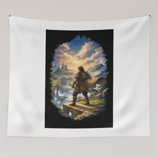 Item preview, Fantasy - Armored Adventurer, Epic Scene of an Imaginary World designed and sold by AnimeShin.