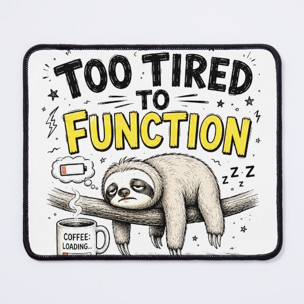 Item preview, Too Tired To Function designed and sold by SlanPOD.