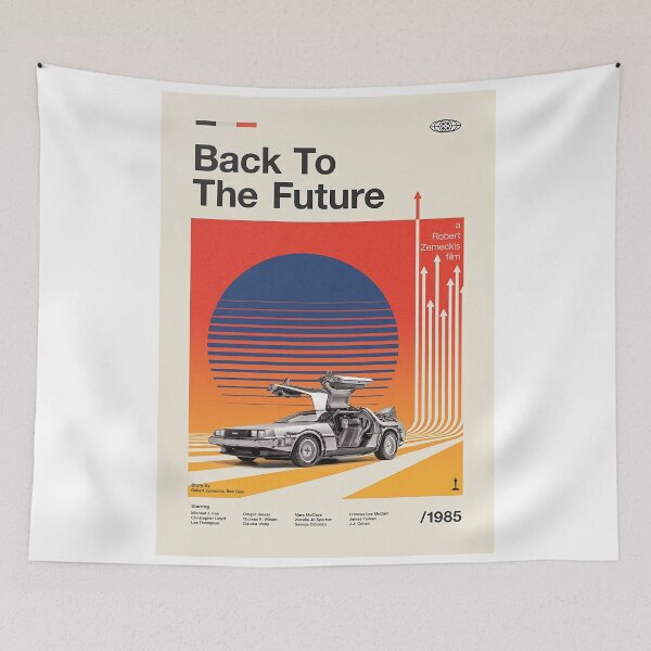 Item preview, Minimalist Back To The Future (1985) Vintage Movie designed and sold by brothersalezz.