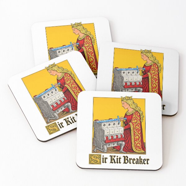 Item preview, Sir Kit Breaker Medieval Electrician Wordplay designed and sold by elderberry.