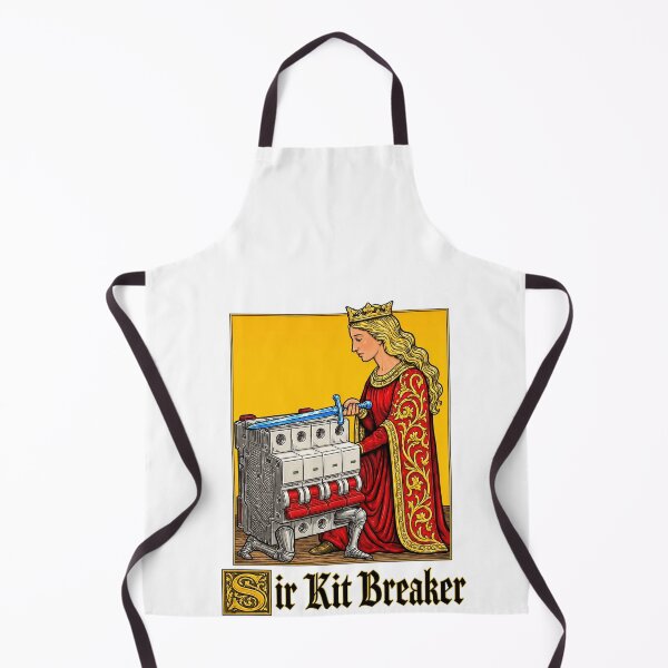 Item preview, Sir Kit Breaker Medieval Electrician Wordplay designed and sold by elderberry.