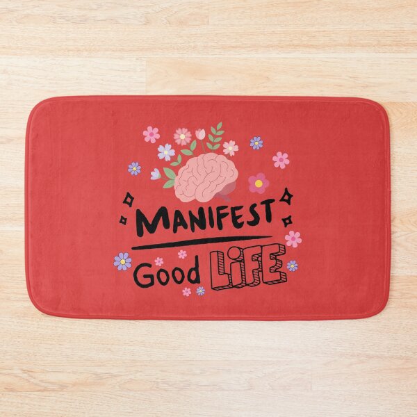 Item preview, Cute positive manifestation quote floral design element  designed and sold by AESTHETIC-FLAIR.
