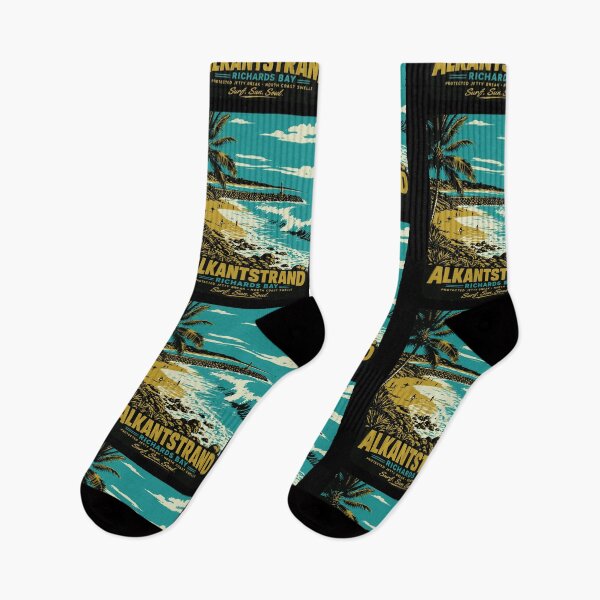 Item preview, Alkantstrand Richards Bay Surf Beach Retro Art designed and sold by d247.