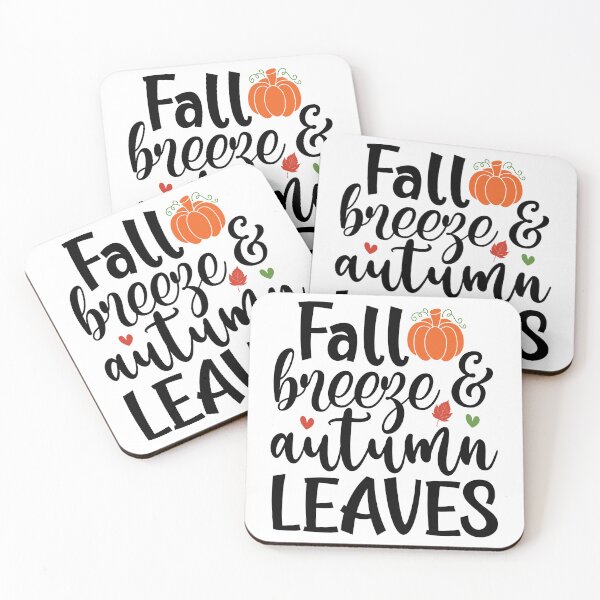Item preview, Fall Breeze And Autumn Leaves - Cozy Season Quote designed and sold by FuzionRaptor.