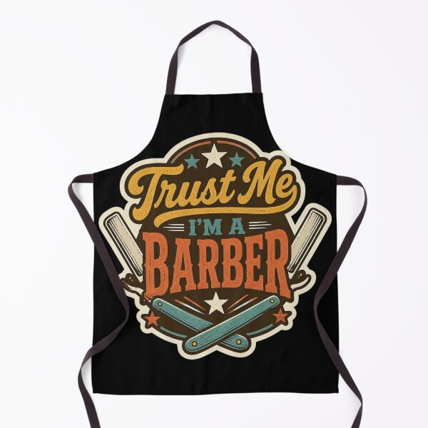 Item preview, Retro Bold Trust Me I'm A Barber Vintage Badge designed and sold by Barber MD Culture.