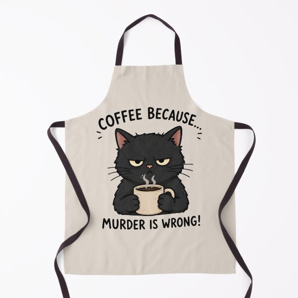 Item preview, Coffee Because Murder Wrong designed and sold by MonkiFlipp.