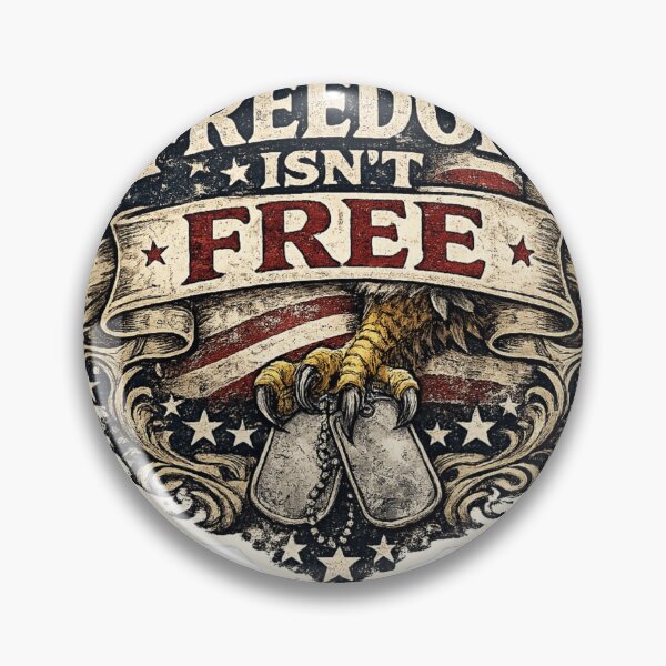 Item preview,   251 Anniversary of the USA - Freedom Isn't Free – Vintage Patriotic USA Sticker designed and sold by Collins Design.