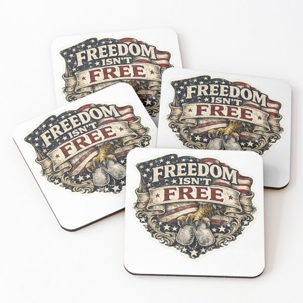 Item preview,   251 Anniversary of the USA - Freedom Isn't Free – Vintage Patriotic USA Sticker designed and sold by Collins Design.
