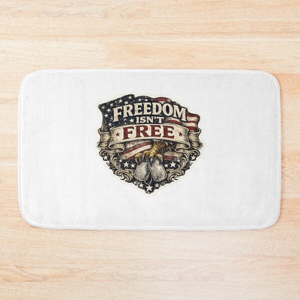 Item preview,   251 Anniversary of the USA - Freedom Isn't Free – Vintage Patriotic USA Sticker designed and sold by Collins Design.