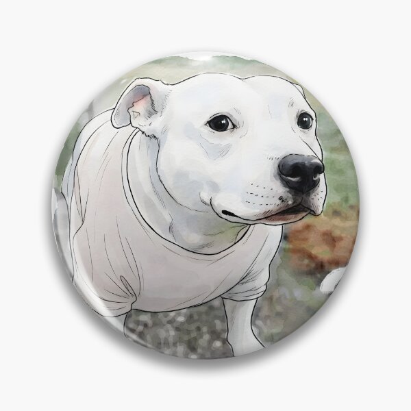 Item preview, Pitbull in meme clothes designed and sold by Sommer Studio Designs.
