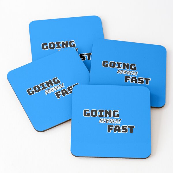 Item preview, Going nowhere fast typography art  designed and sold by Nexus Space.