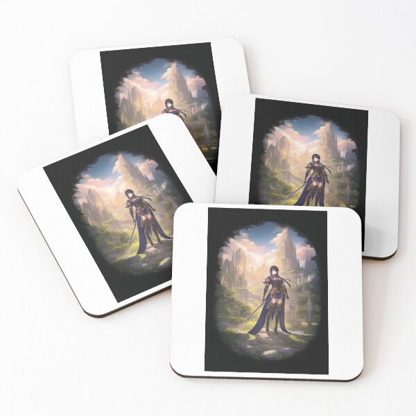 Item preview, Fantasy - Armored Female Character, Fantasy Manga Illustration designed and sold by AnimeShin.