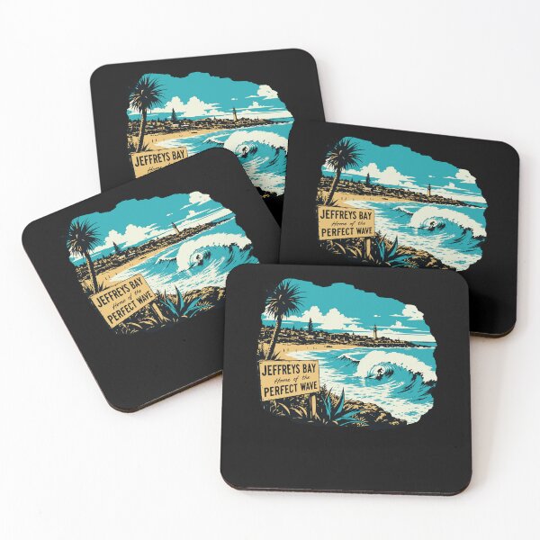 Item preview, Jeffreys Bay Surfing Perfect Wave Retro Art designed and sold by d247.